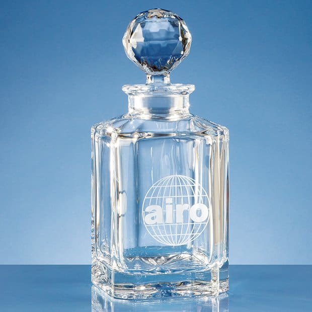 Square Crystal Spirit Decanter