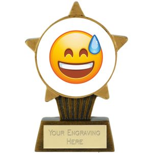 Nervous Emoji Star Award