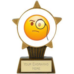 Puzzled Emoji Star Award