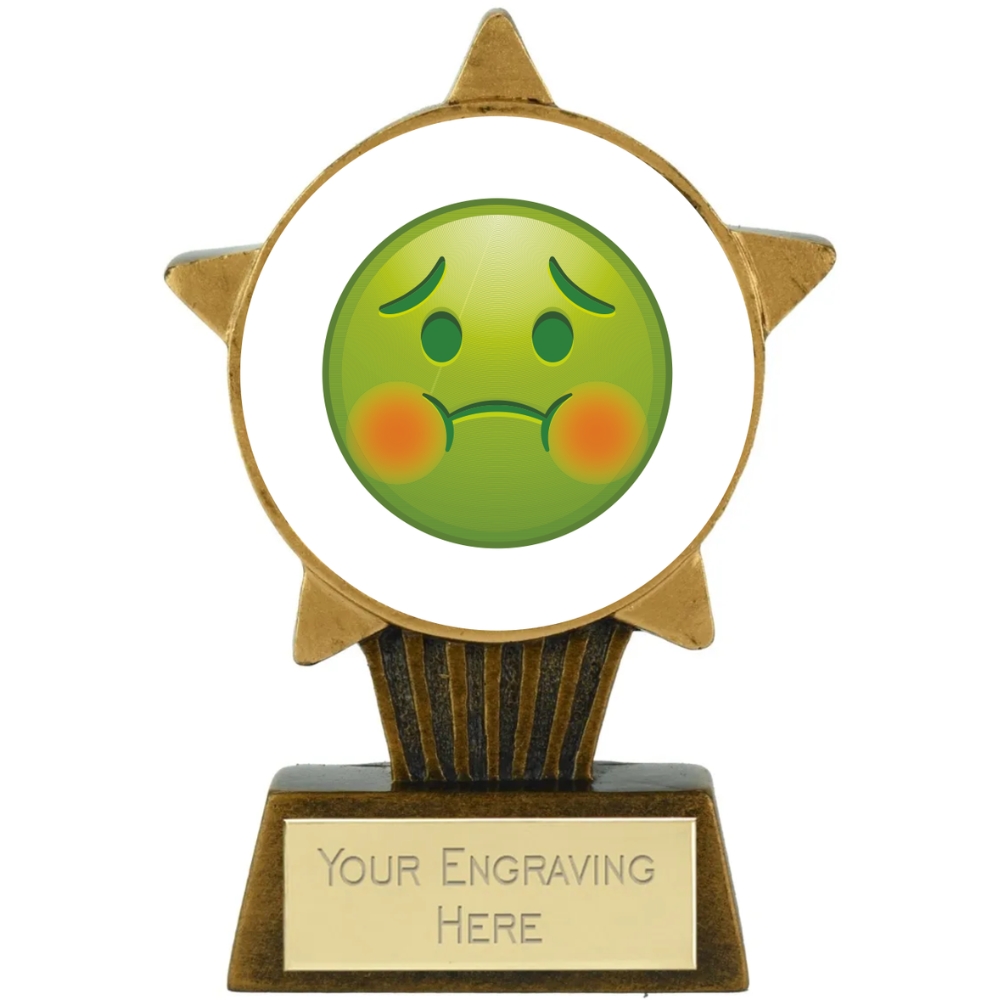 Sick Emoji Star Award
