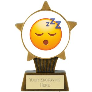 Snoozing Emoji Star Award